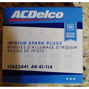 ACDelco 41-114 Iridium Spark plugs 12622441 GM genuine OEM